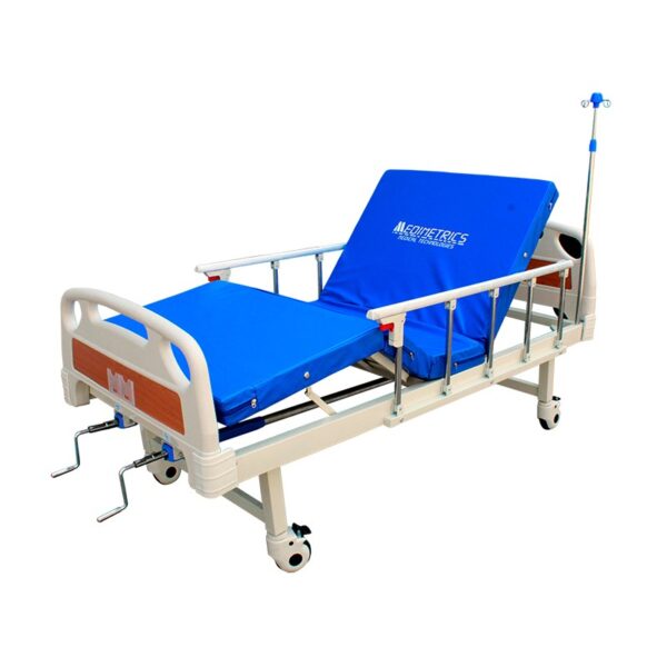 Cama de Hospital Manual De Lujo 2 Manivelas Con Accesorios