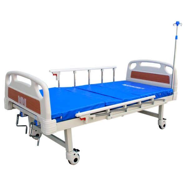 Cama de Hospital Manual De Lujo 2 Manivelas Con Accesorios