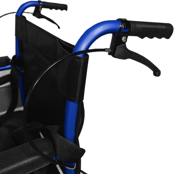 Silla de Ruedas Esmaltada con Freno en Manubrio