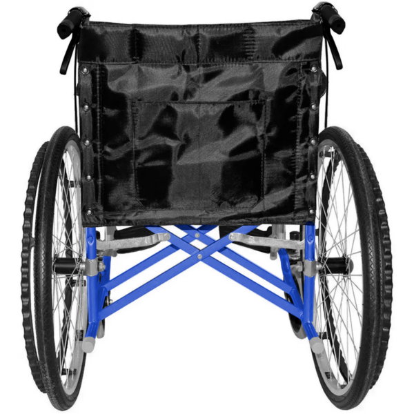 Silla de Ruedas Esmaltada con Freno en Manubrio