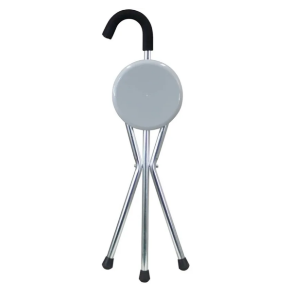 Bastón de Aluminio con Asiento Integrado