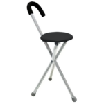 Bastón de Aluminio con Asiento Integrado