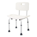 Silla Ducha de Aluminio con Respaldo