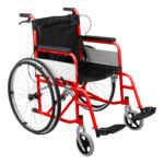 Silla de Ruedas Esmaltada con Freno en Manubrio