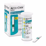 Tiras Reactivas Accu-Chek Active 50 Unidades – Glucosa en Sangre (Verde)