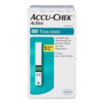 Tiras Reactivas Accu-Chek Active 50 Unidades – Glucosa en Sangre (Verde)