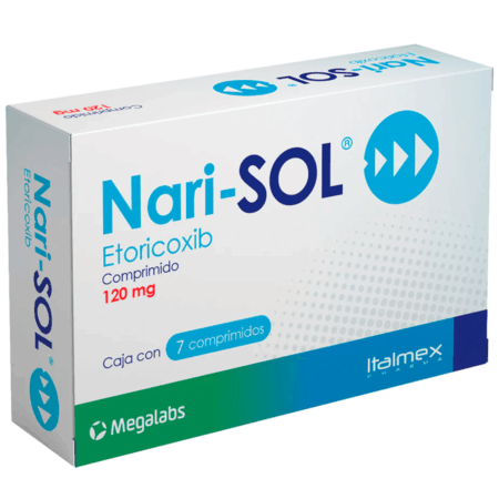 Nari-Sol Etoricoxib 120 mg – 7 Comprimidos
